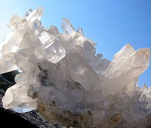 Bergkristall Stufe