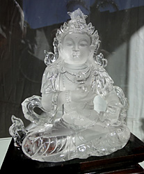Edelstein Buddha Gravur