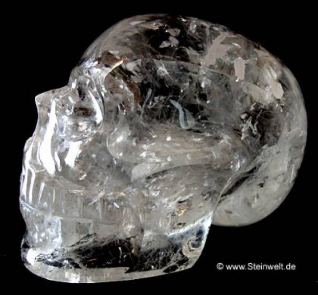 Crystal Quartz Skull